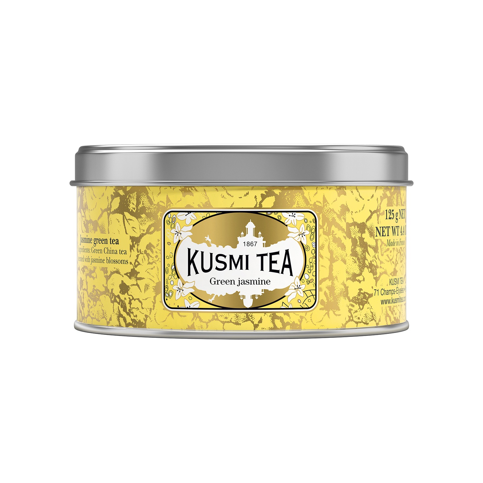 Gelbe Teedose von Kusmi Tea